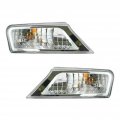 Karparts360 For Jeep Liberty 2008 2009 2010 2011 2012 Park Signal Light Assembly Driver And Passenger Side Pair W Bulbs