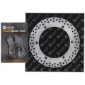 Niche Rear Left Brake Rotor Pad Kit Semi Metallic For Honda St1100 06435-mbl-d03 06435-maj-g41 43351-maj-g40