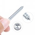 Uxcell M6x18mm Hanger Bolts Double Head Dowel Screw For Wood Furniture 10pcs