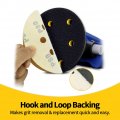 Speedwox 50 Pcs Sanding Discs 5 Inch 8 Hole Assortment 10 Each Of 60 80 120 150 220 Assorted Grits Dustless Hook And Loop