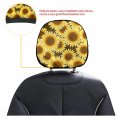 Forchrinse Red Ladybug Car Headrest Cover Soft Auto Protector 2-piece For Truck Suv