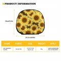 Forchrinse Red Ladybug Car Headrest Cover Soft Auto Protector 2-piece For Truck Suv