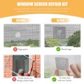 Instant Screen Repair Kit 2-pack 2 X16 5 Black Fiberglass Tape For Windows Doors Fixes Tears Holes