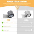 Instant Screen Repair Kit 2-pack 2 X16 5 Black Fiberglass Tape For Windows Doors Fixes Tears Holes