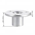 Uxcell M8x22x2mm Brad Hole Tee Nut Carbon Steel T-nuts Furniture Hardware Flange Insert Female Thread 10pcs