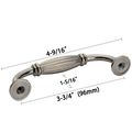 10pcs Iron Antique Brass Finish Modern Cabinet Hardware Door Pull 3-3 4 Inches 96mm Model 7831 