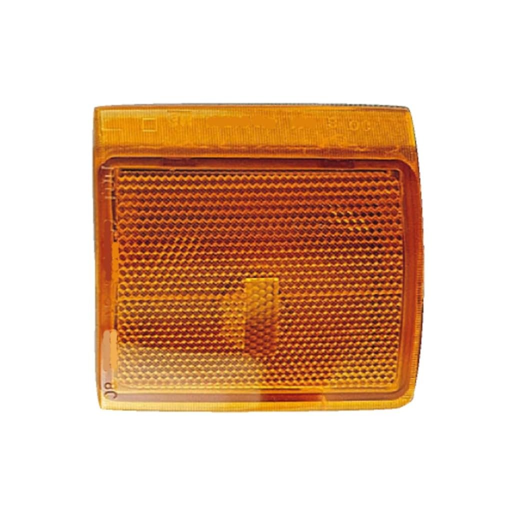 Front Passenger Side Lower Marker Light For Gmc C2500 C3500 Yukon 1994 To 2000 Amber Lens Plastic Housing Replacement