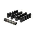 Spline Drive Wheel Lock Set For Dodge Viper 1992 To 2006 Black Matte Alloy Steel Fine Thread 20 Locks And 1 Key Conical Seat 60