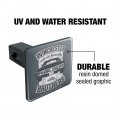 Supernatural Brother S Impala Tow Trailer Hitch Cover Plug Insert For 1 25 In Receivers Uv Resistant Resin Topped Design