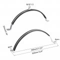 Uxcell 250mm Rigid Pipe Strap Clamps Carbon Steel Bracket Tube Clip M10 Nut Size For Water 2 Pcs