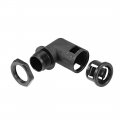 Corrugated Tube Connector 90 Degree Ad18 5 Conduit Hose Joint Clamps 2pcs 