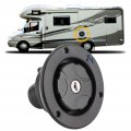 Boat Water Deck Filler Gravity Freshwater Inlet Lockable Leakproof Cap With 2 Keys For Rv Caravan Motorhome