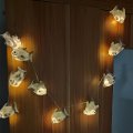 Penfly 1 65m 10leds Decorative Fairy Tiger Headed Shark Shape Night Mood Light Romantic Lamp For Home Indoor Bedroom Party