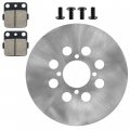 Caltric Rear Right Brake Disc With Bolts And Pads Compatible Yamaha Blaster 200 1994