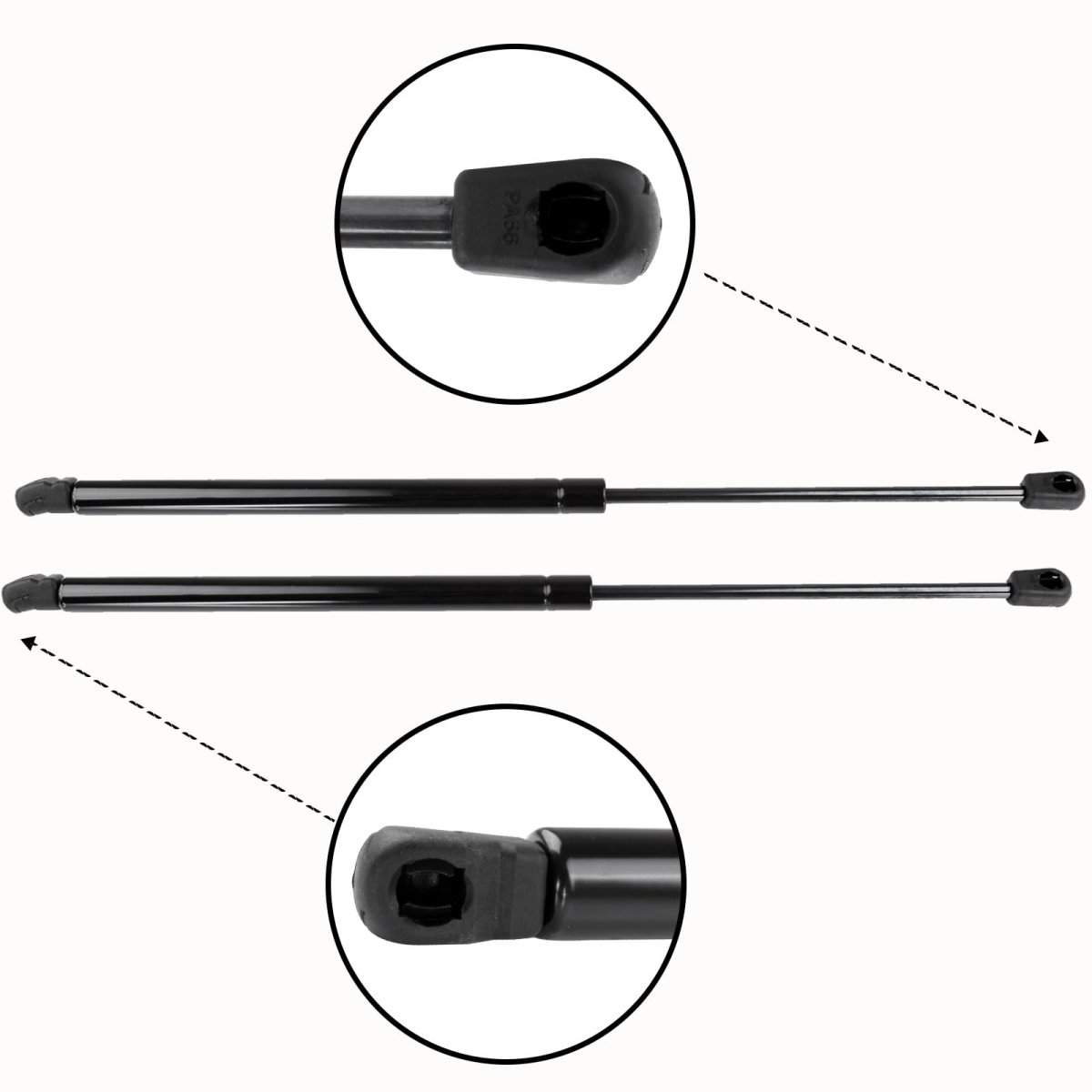 Tailgate Gas Strut Spring Shock Lift Support For Kia Rio5 2006 2011 And Rio 2005 Pm3071 Supports 19 3 In Extended Length