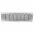 Ch1200196 Factory Style Front Bumper Grill Grille Assembly Compatible With Jeep Cherokee 1991-1996 Polished Chrome