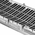 Ch1200196 Factory Style Front Bumper Grill Grille Assembly Compatible With Jeep Cherokee 1991-1996 Polished Chrome