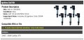 Ignition Coil Kit Set Of 6 Compatible With 2005-2008 Cadillac Sts