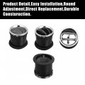 X Autohaux Front Dashboard Air Vent Ac Heater 8l3z19893ba For Lincoln Mark Lt 2006-2008 Ford F-150 2004-2008 Titanium Tone