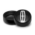 Lincoln Logo License Plate Frame Screw Covers Black Abs Plastic Set Of 2 With Washers And Screws Uv Resistant Waterproof 