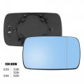 Uxcell Passenger Side Right Mirror Glass With Backing Plate Heated Blue Tinted For Bmw E39 E46 330i 325i 328i 525i