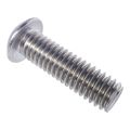 Button Head Socket Cap Screws M6 1 00 X 16mm 50 Pack Stainless Steel 18 8 Full Thread Plain Finish Flat Point Iso 7380 Metric 
