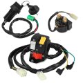 Handlebar Key Starter Relay Switch Kit For Honda Trx450er 450er 2006-2014 35150-hp1-a03 35150-hp1-a02 35100-hp1-003