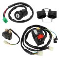 Handlebar Key Starter Relay Switch Kit For Honda Trx450er 450er 2006-2014 35150-hp1-a03 35150-hp1-a02 35100-hp1-003