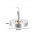 Uxcell Mirror Screws Decorative Caps Cover Nails Brushed Stainless Steel 25mm 4pcs