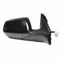 Passenger Side Mirror For Honda Cr-v Lx 63069h Power Adjustable Foldable Textured Black With Paintable Cover Without Turn 