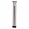 21-5 8 Tall Adjustable Coffee Leg -polished Chrome 