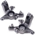 A-premium 2x Front Suspension Steering Knuckle Compatible With Ford Focus 2000-2004 4-wheel Abs Replace 2m5z3k186ab 2m5z3k186ba 