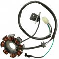 Caltric Stator Magneto 8 Coil 3 Wire With Pick Up Compatible Kawasaki Klx140l 2008-2022