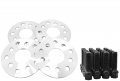 Venum Wheel Accessories 4 Pc Staggered 5x100 112 Hub Centric Spacers 3 Mm 5 Black Ball Seat 14x1 5 Lug Bolts For Volkswagen 