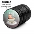 Graphics More Teacup Pig Motorcycle Bicycle Bike Tire Rim Wheel Aluminum Valve Stem Caps