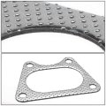 Aluminum Exhaust Manifold Header Gasket Set Compatible With 03-07 Honda Accord 3 0l V6