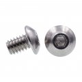 Prime-line Socket Cap Screws Button Head Hex Allen Drive 8-32 X 1 4 In Grade 18-8 Stainless Steel 10 Pack