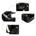 Tcmt Black Kids Youth Motorcycle Motocross Offroad Helmet Dirtbike Street Bike Karting Bmx Mx Atv Full Face Gloves Goggles Dot 