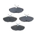 Rear Disc Brake Pads For Jaguar Xj8 2004 2005 Ceramic Low Dust Shims Included Bonded Attachment Part Number 17d944c