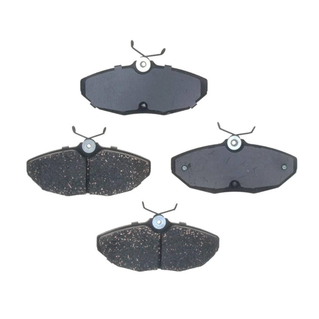 Rear Disc Brake Pads For Jaguar Xj8 2004 2005 Ceramic Low Dust Shims Included Bonded Attachment Part Number 17d944c