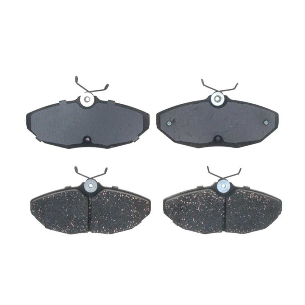 Rear Disc Brake Pads For Jaguar Xj8 2004 2005 Ceramic Low Dust Shims Included Bonded Attachment Part Number 17d944c