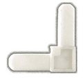 Crl 7 16 Beige Square Cut Frame Corners 100 Pack 