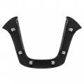 Hecasa Dashboard Trim Compatible With 2013-2016 Buick Encore Instrument Panel Center Molding Cover Plastic Chrome W O Wires