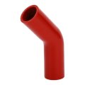 1 Pcs 38mm 5 Id 90mm 3 54 Length 45 Degrees Red Car Silicone Hose Coolant Universal 