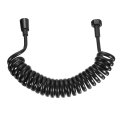 Spring Flexible Shower Hose 2 5 Meter 98-inches Plastic Telescopic For Water Plumbing Toilet Bidet Sprayer Gun Bathroom Spiral 