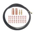 Mig Welding Gun Kit 023 In For Lincoln Magnum 100l Tweco Mini 1 Tip Diffuser Nozzle Liner Wmkl001 