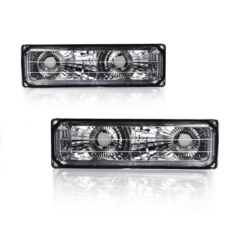 5977459 Headlights Bumper Corner Lamps For 1994-1998 Chevy C10 C K 1500 2500 ...