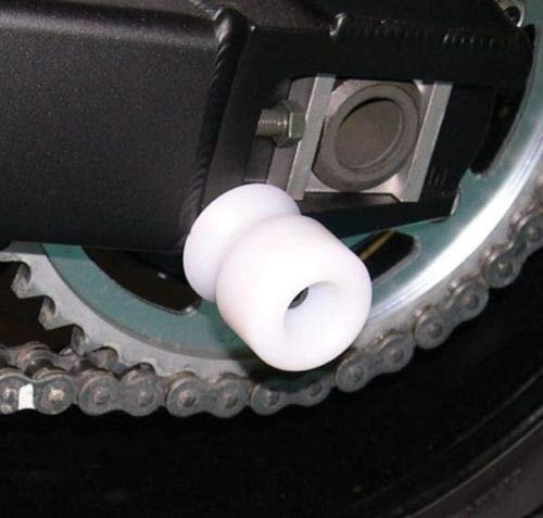 Pro-tek Swing Arm Spools Sliders Made For 2009 2010 2011 2012 2013 2014 2015 Suzuki Sfv650 Sfv 650 Gladius 8mm With White
