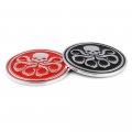 2x New Octopus Hydra Emblem Decal Dome Shape Fender Rear Windshield Trunk Lid 2 7a Diameter Metal Badge Nameplate Decorative