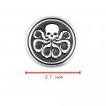 2x New Octopus Hydra Emblem Decal Dome Shape Fender Rear Windshield Trunk Lid 2 7a Diameter Metal Badge Nameplate Decorative